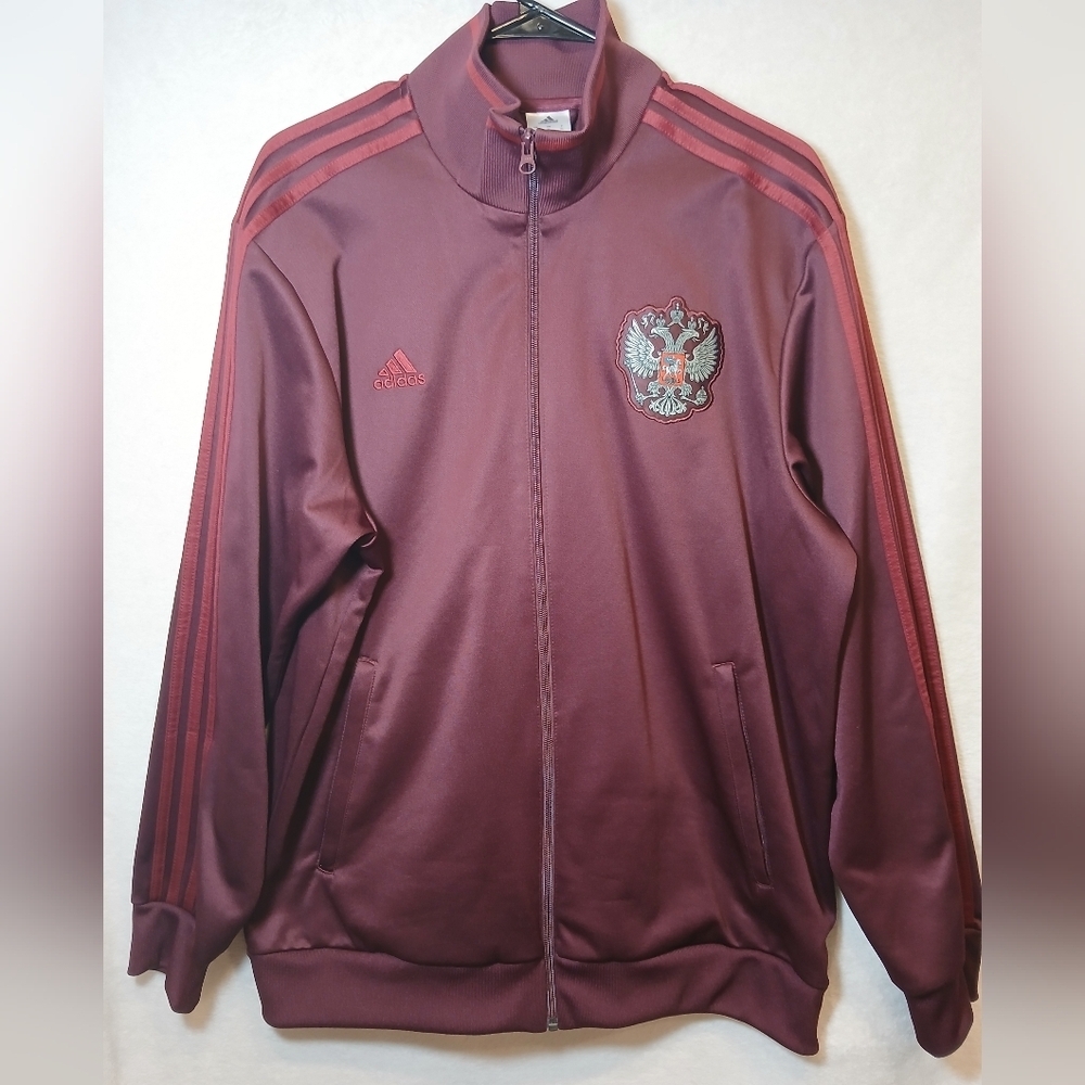 Adidas  Long Sleeve Full Zip Liverpool Sweatshirt Size XL